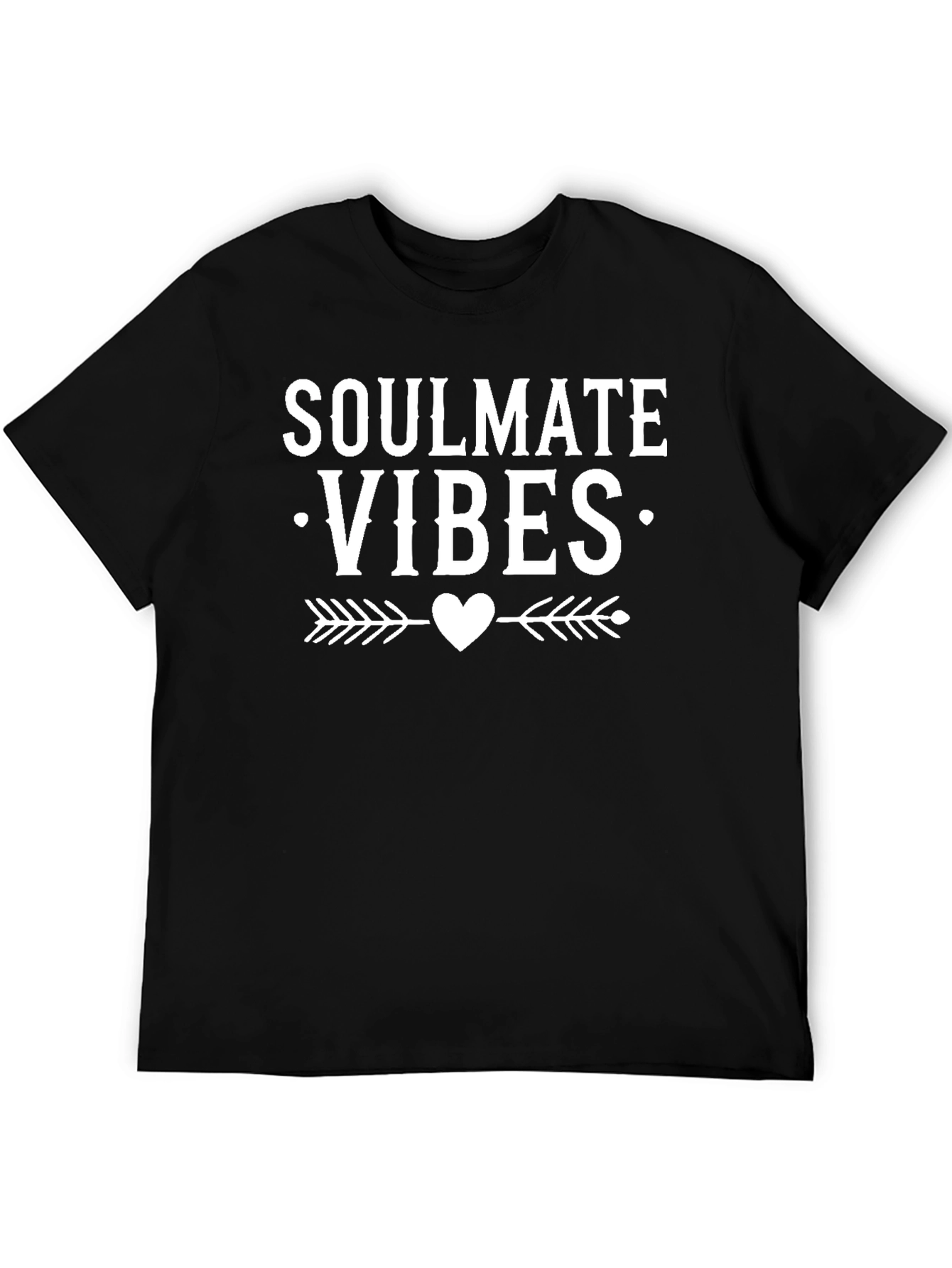 Soulmate Vibes Graphic Tee - Black