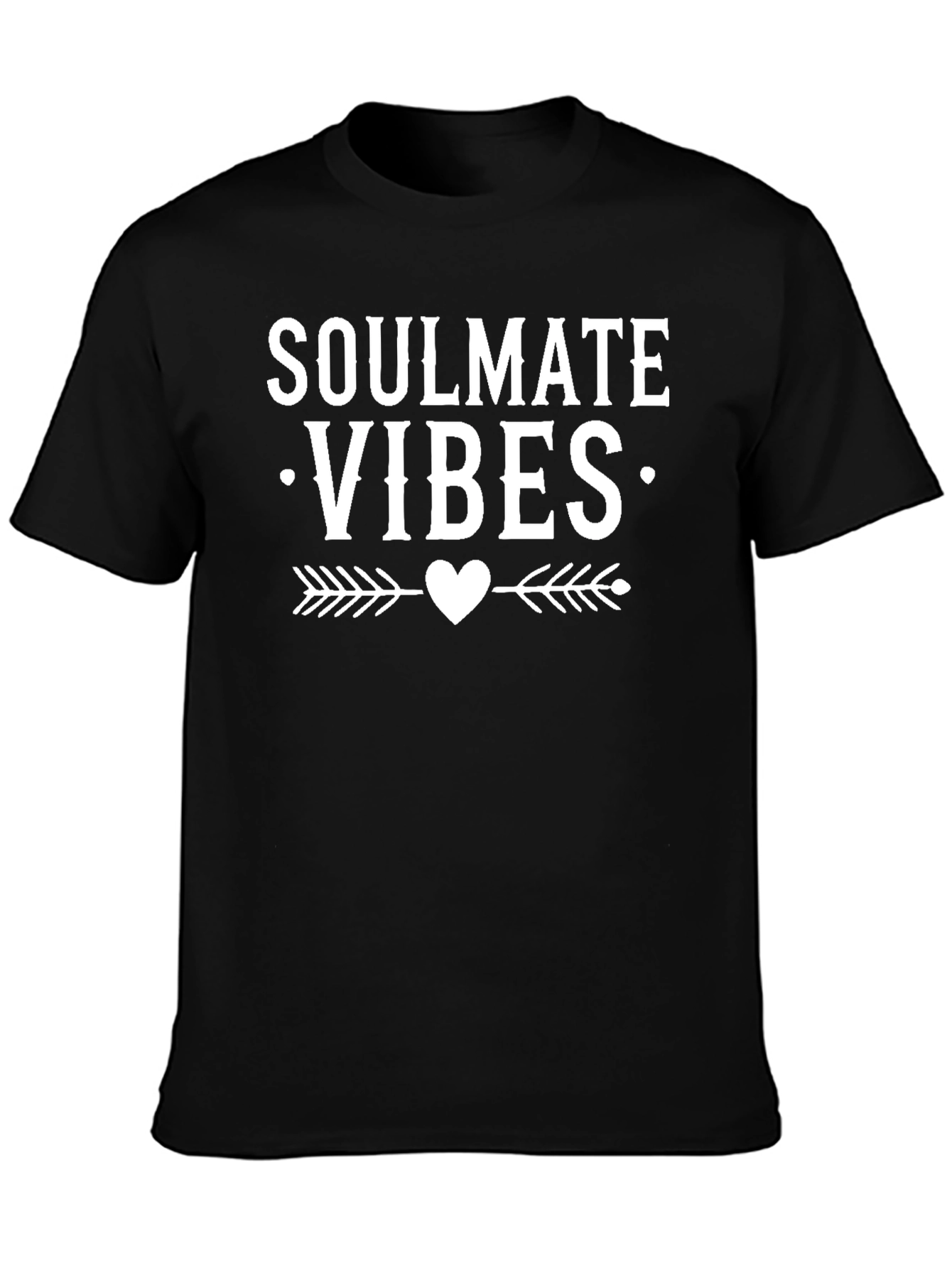 Soulmate Vibes Graphic Tee - Black