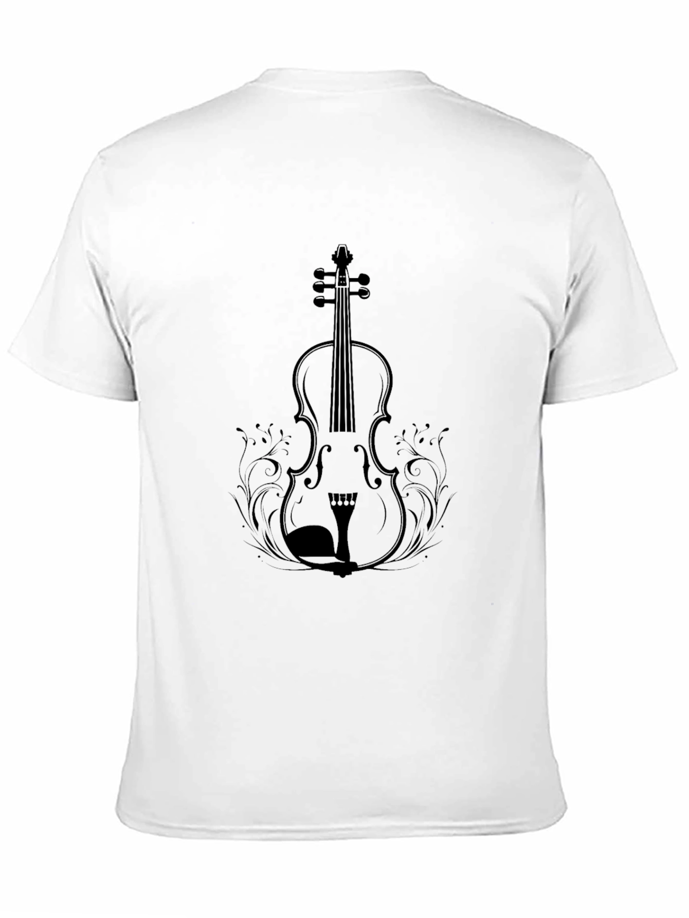 Violin Graphic T-Shirt - Classic Musical Tee
