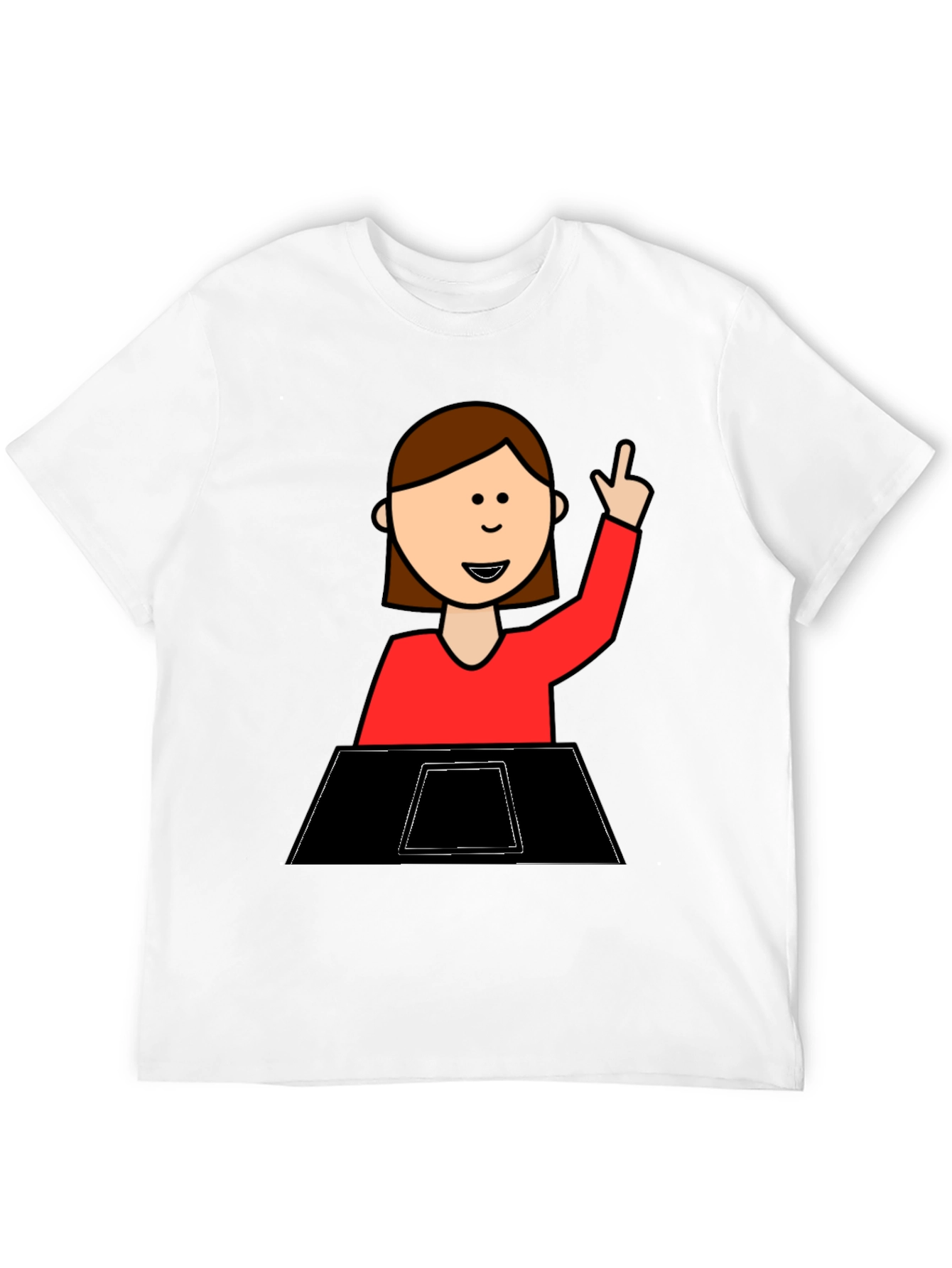 Funny Cartoon Student T-Shirt