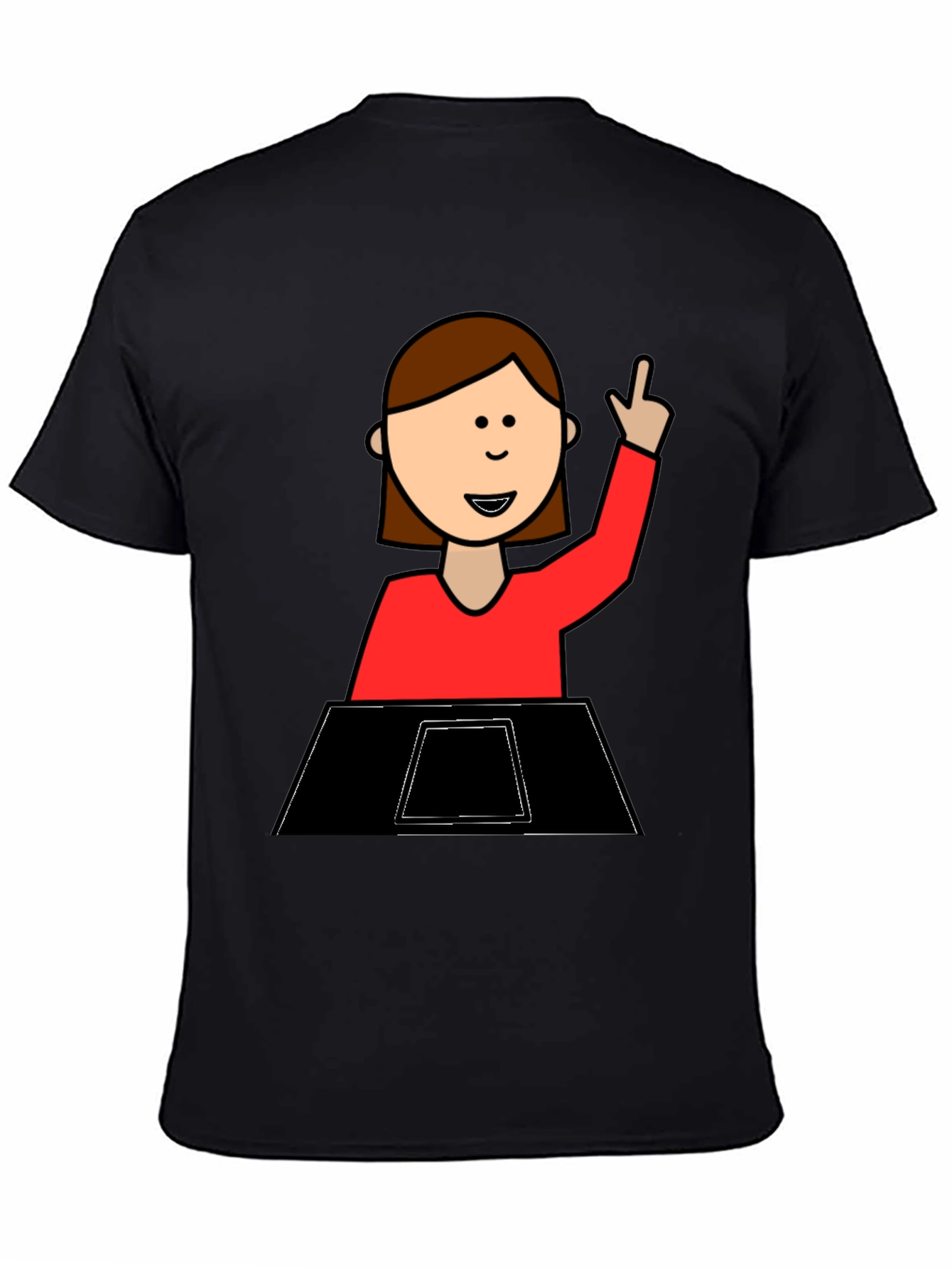 Funny Cartoon Student T-Shirt