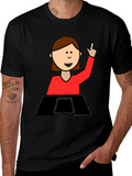 Funny Cartoon Student T-Shirt