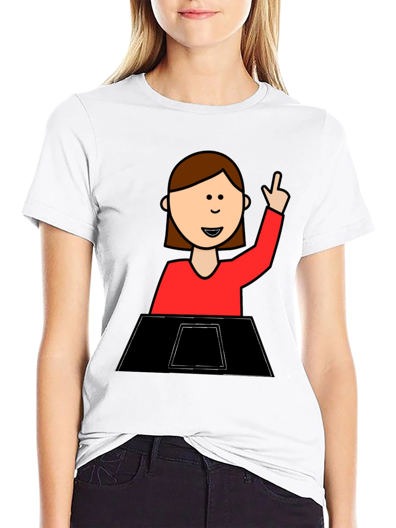 Funny Cartoon Student T-Shirt