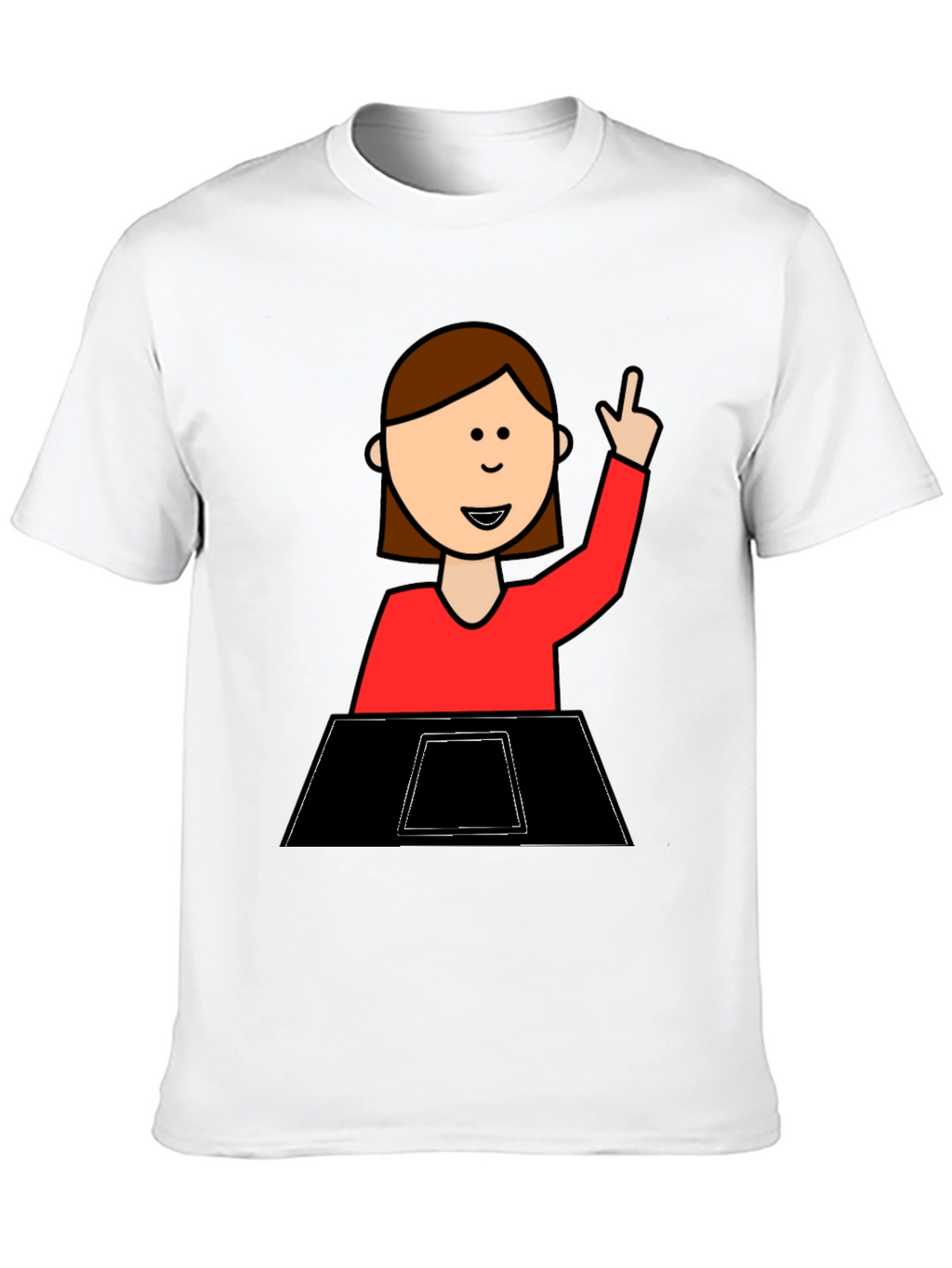 Funny Cartoon Student T-Shirt
