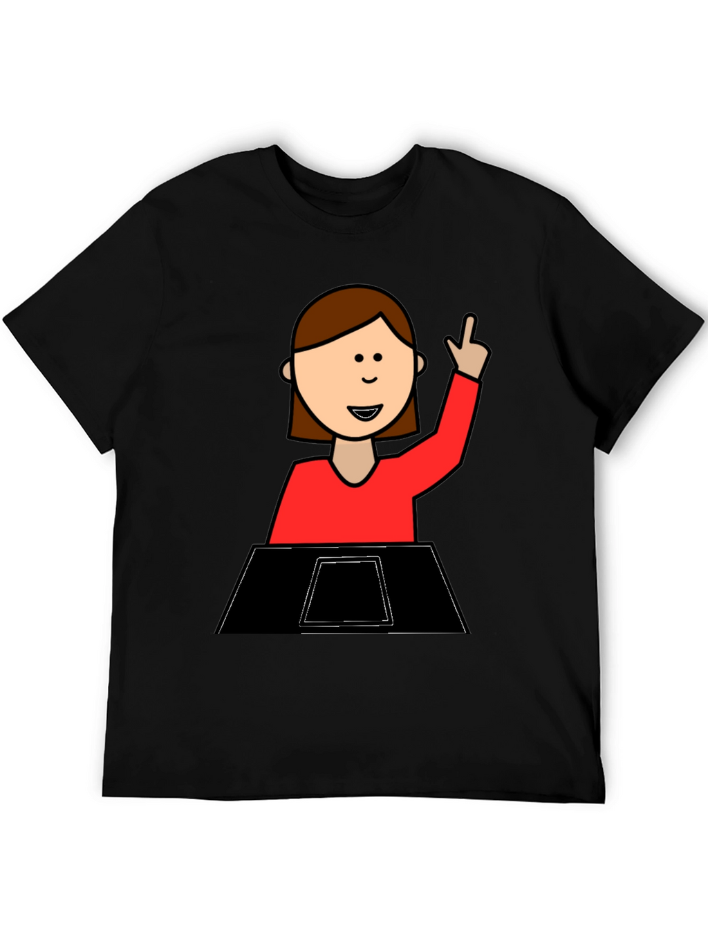 Funny Cartoon Student T-Shirt