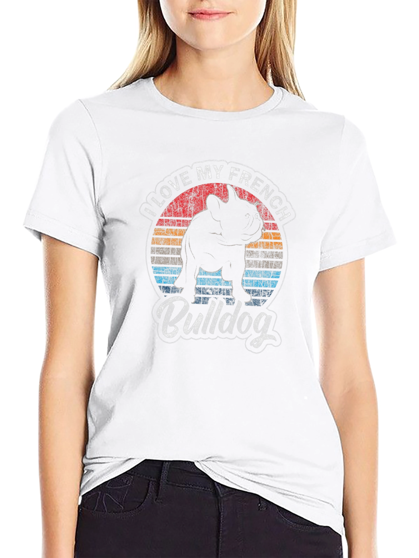 I Love My French Bulldog T-Shirt