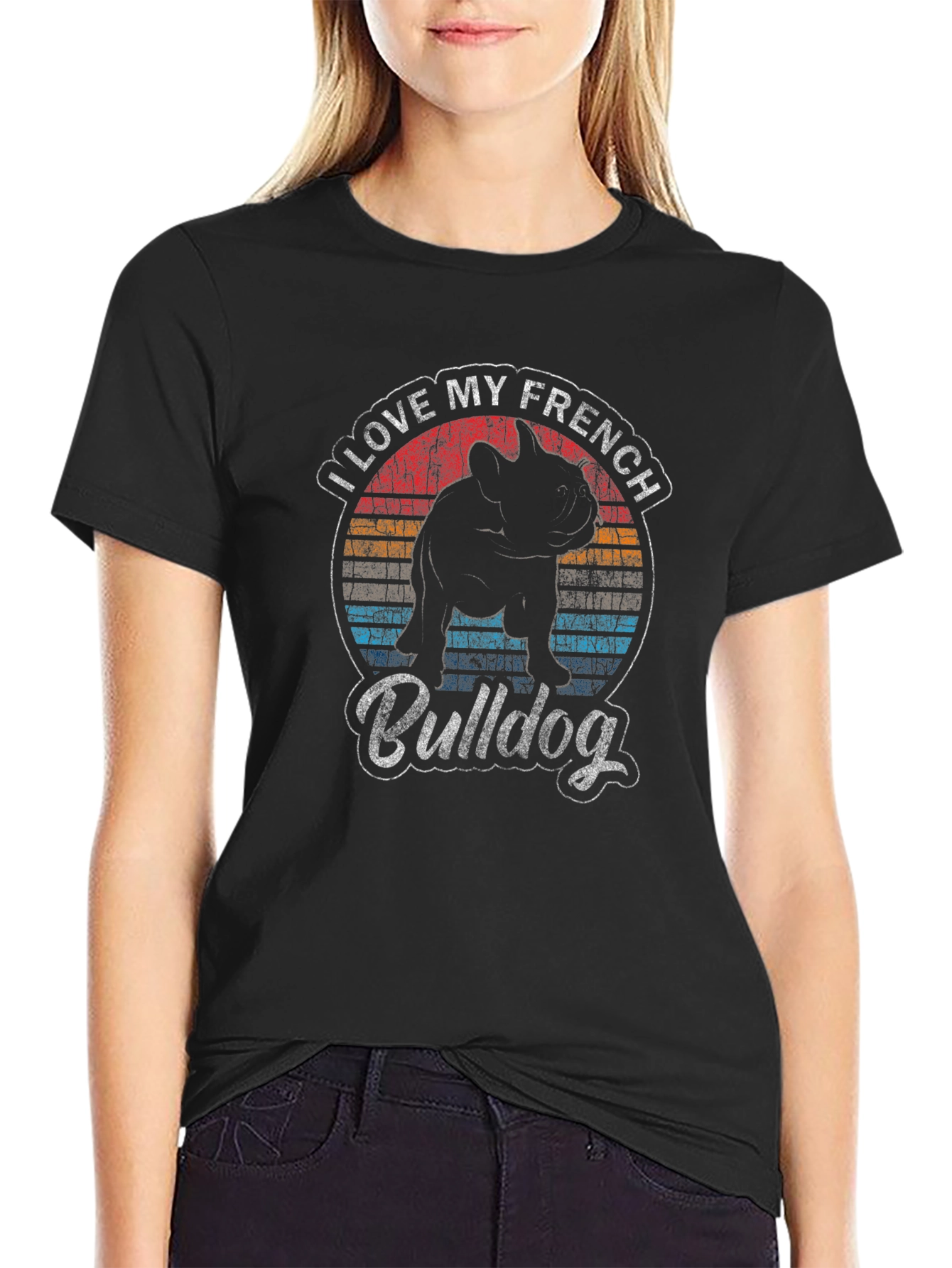 I Love My French Bulldog T-Shirt