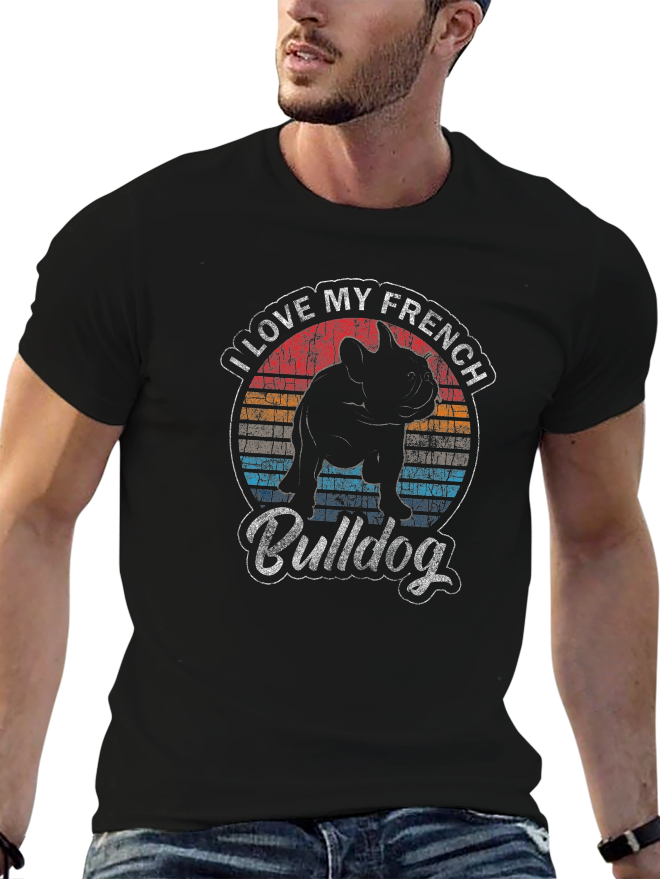 I Love My French Bulldog T-Shirt