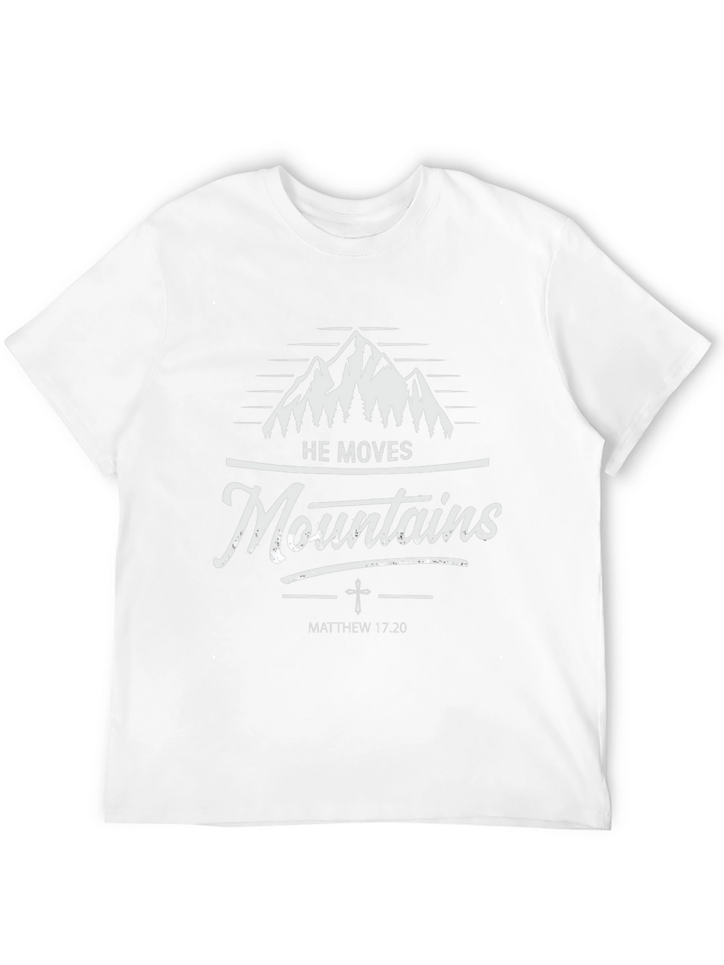 Faith-Based Mountain Graphic T-Shirt