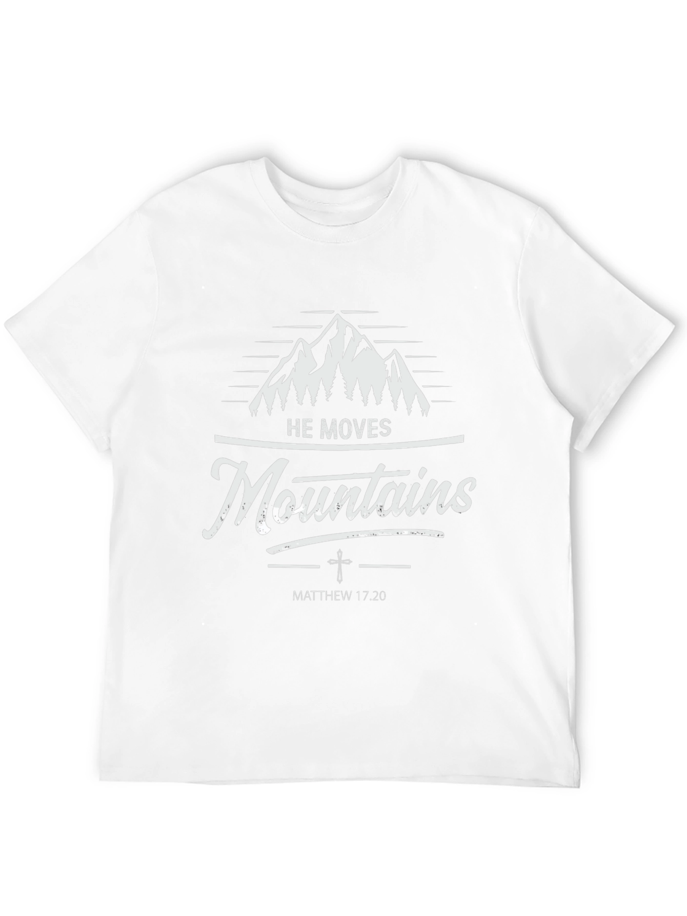 Faith-Based Mountain Graphic T-Shirt