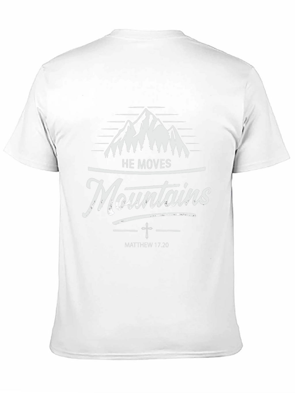 Faith-Based Mountain Graphic T-Shirt