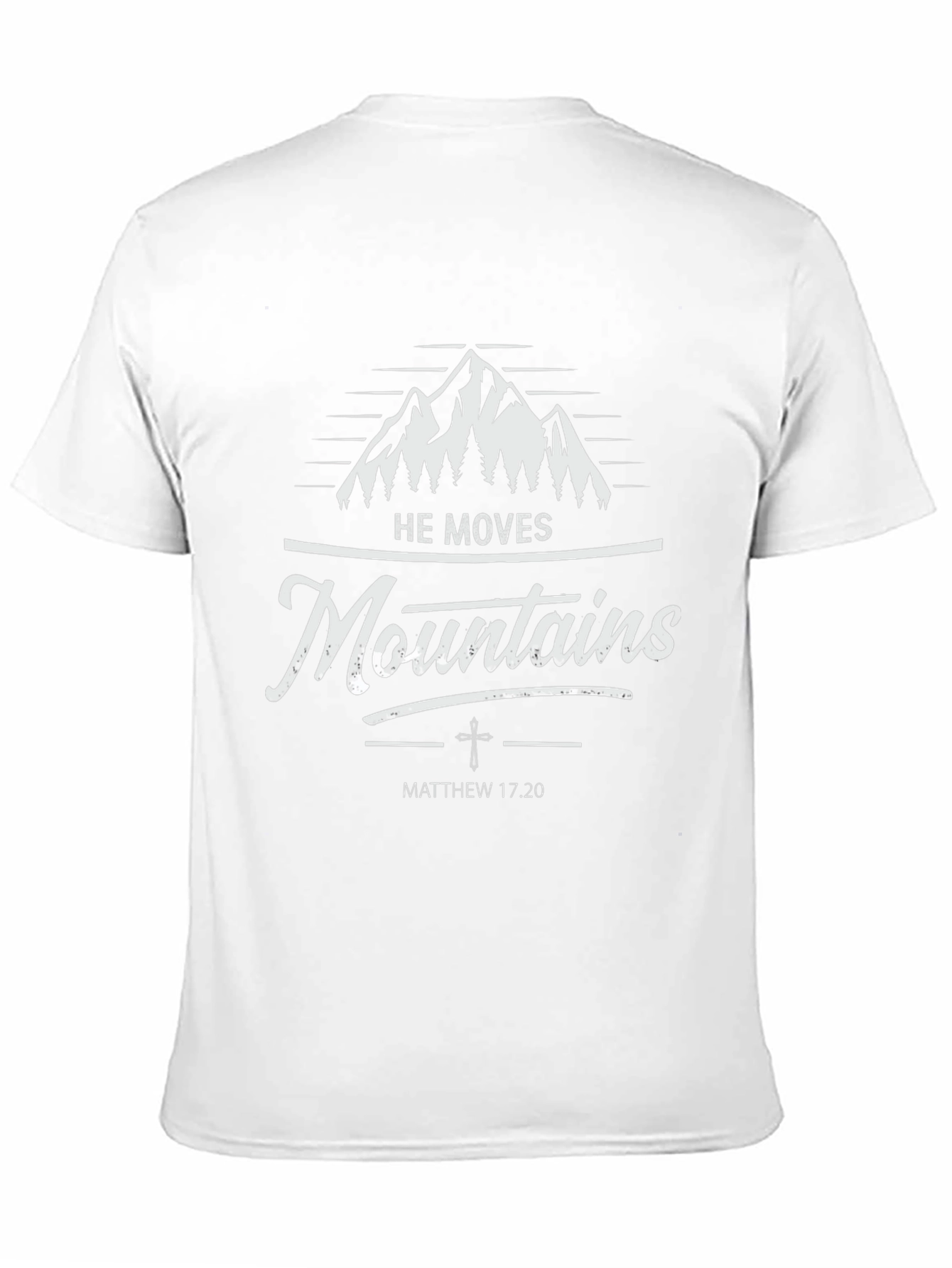 Faith-Based Mountain Graphic T-Shirt