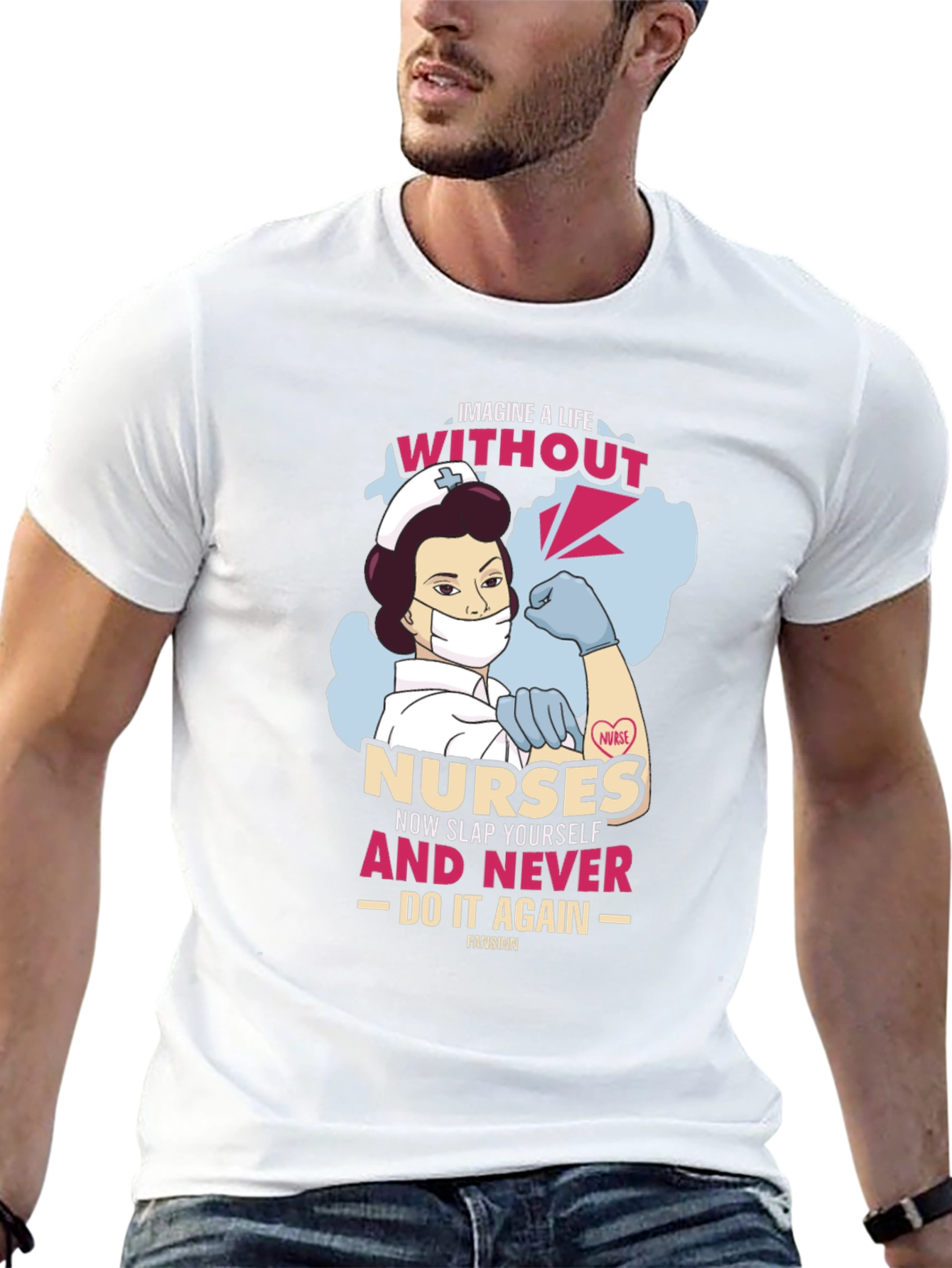Nurse Graphic Tee - Imagine Life Without Nurses