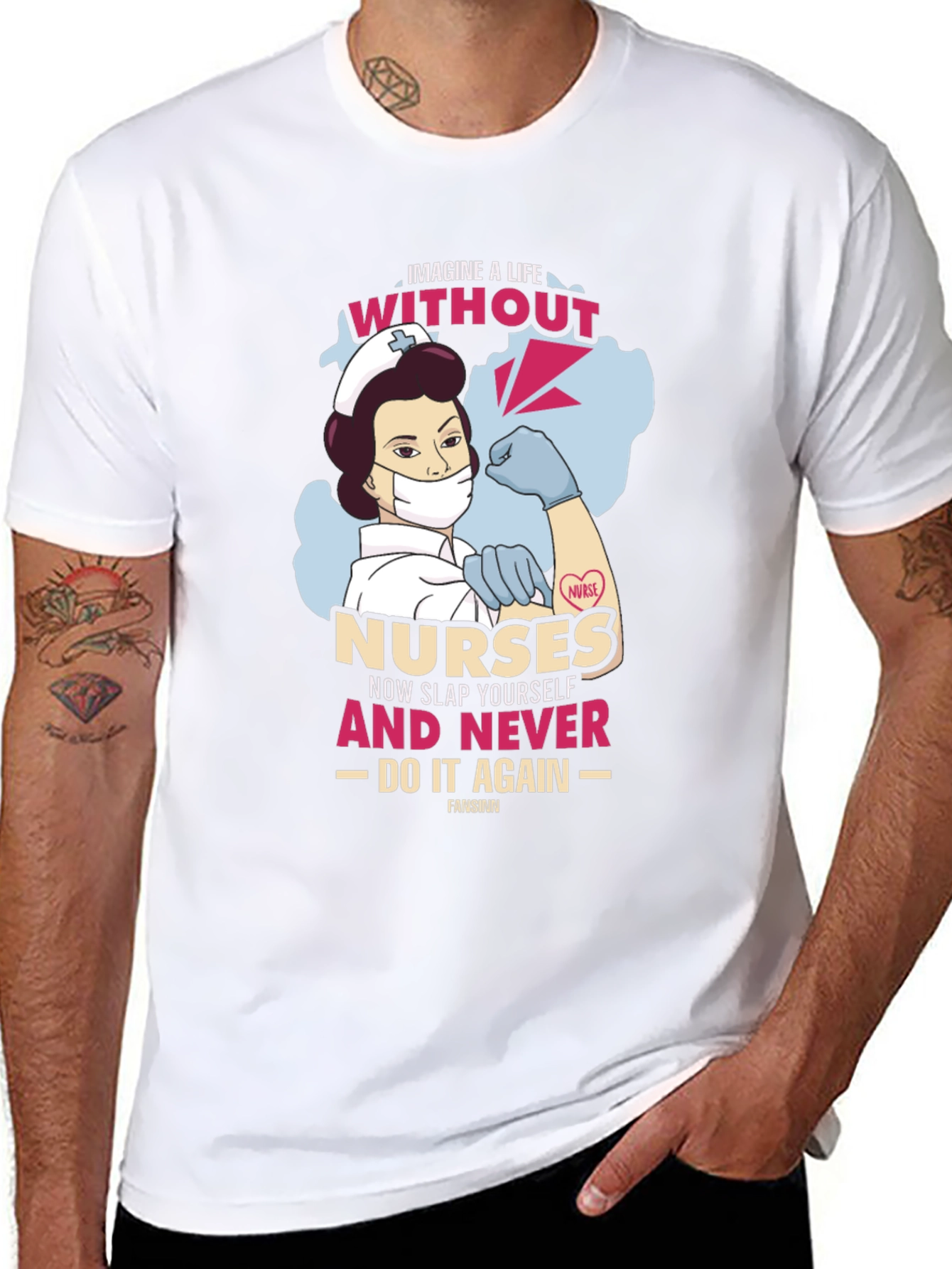 Nurse Graphic Tee - Imagine Life Without Nurses