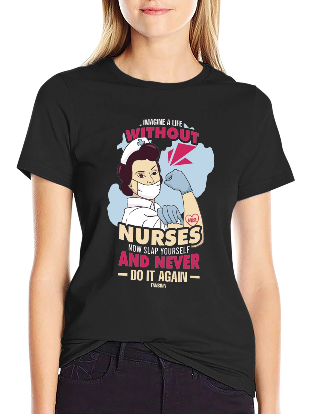 Nurse Graphic Tee - Imagine Life Without Nurses