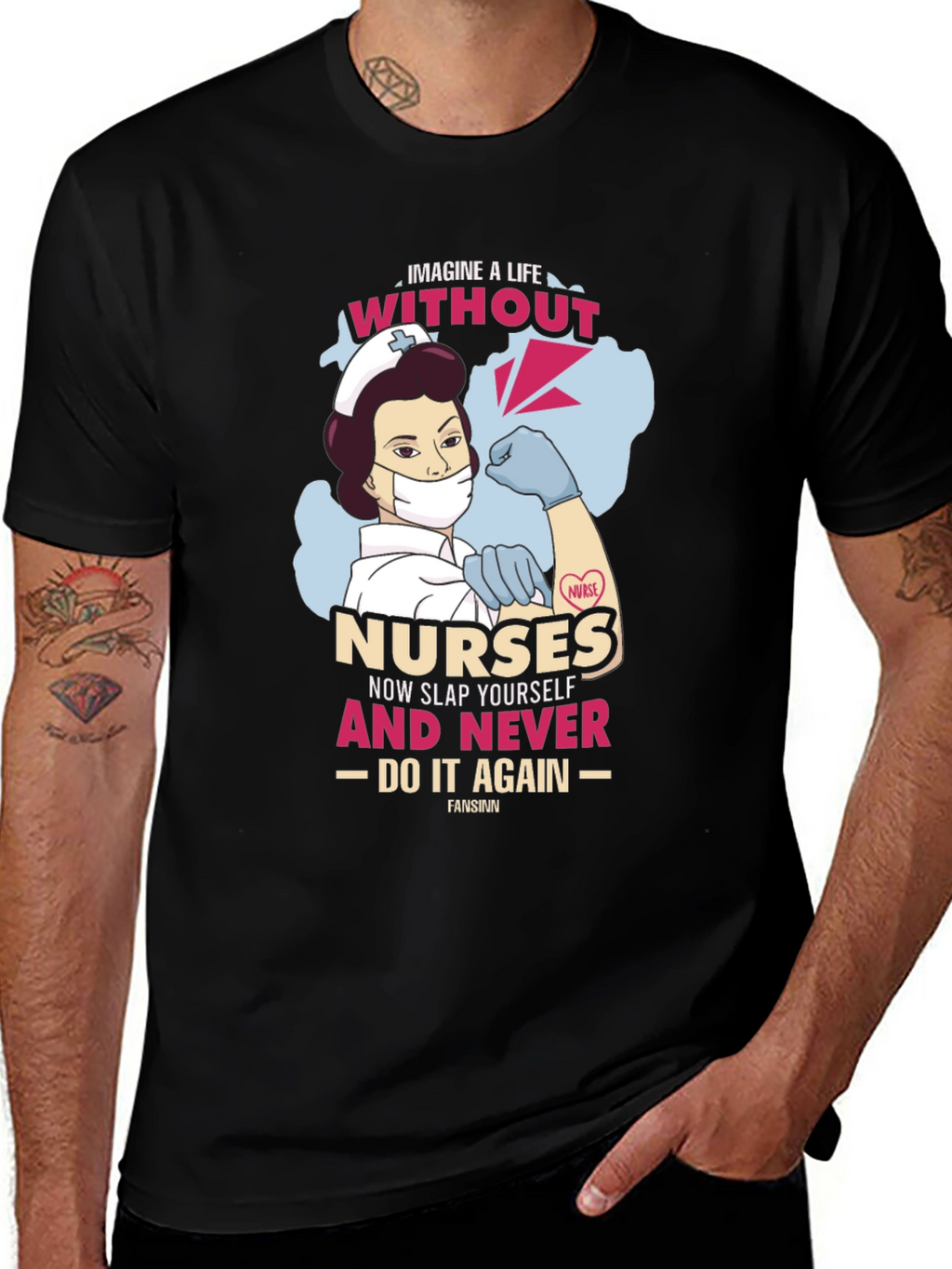 Nurse Graphic Tee - Imagine Life Without Nurses