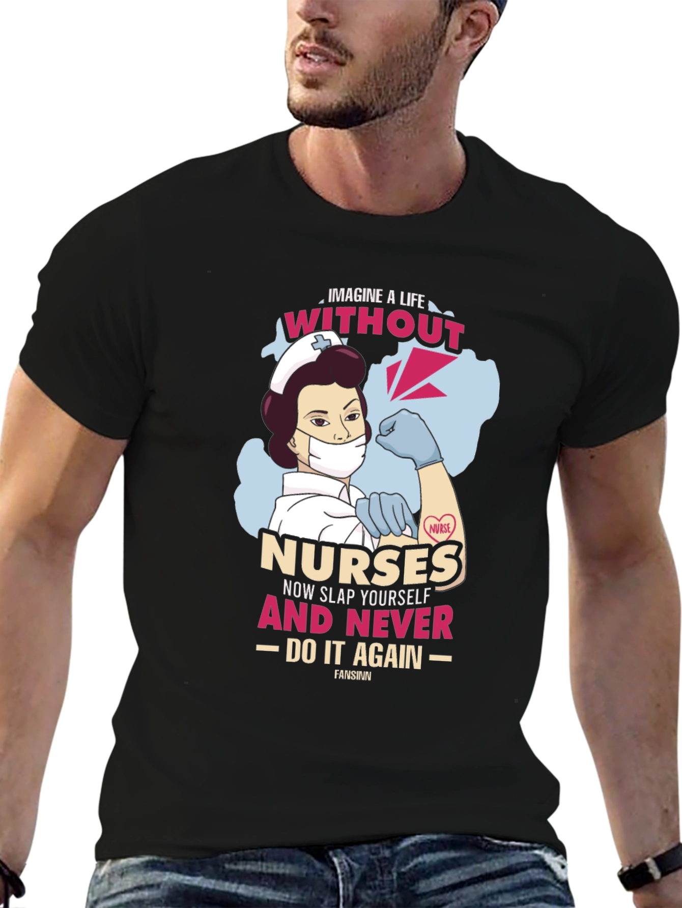 Nurse Graphic Tee - Imagine Life Without Nurses