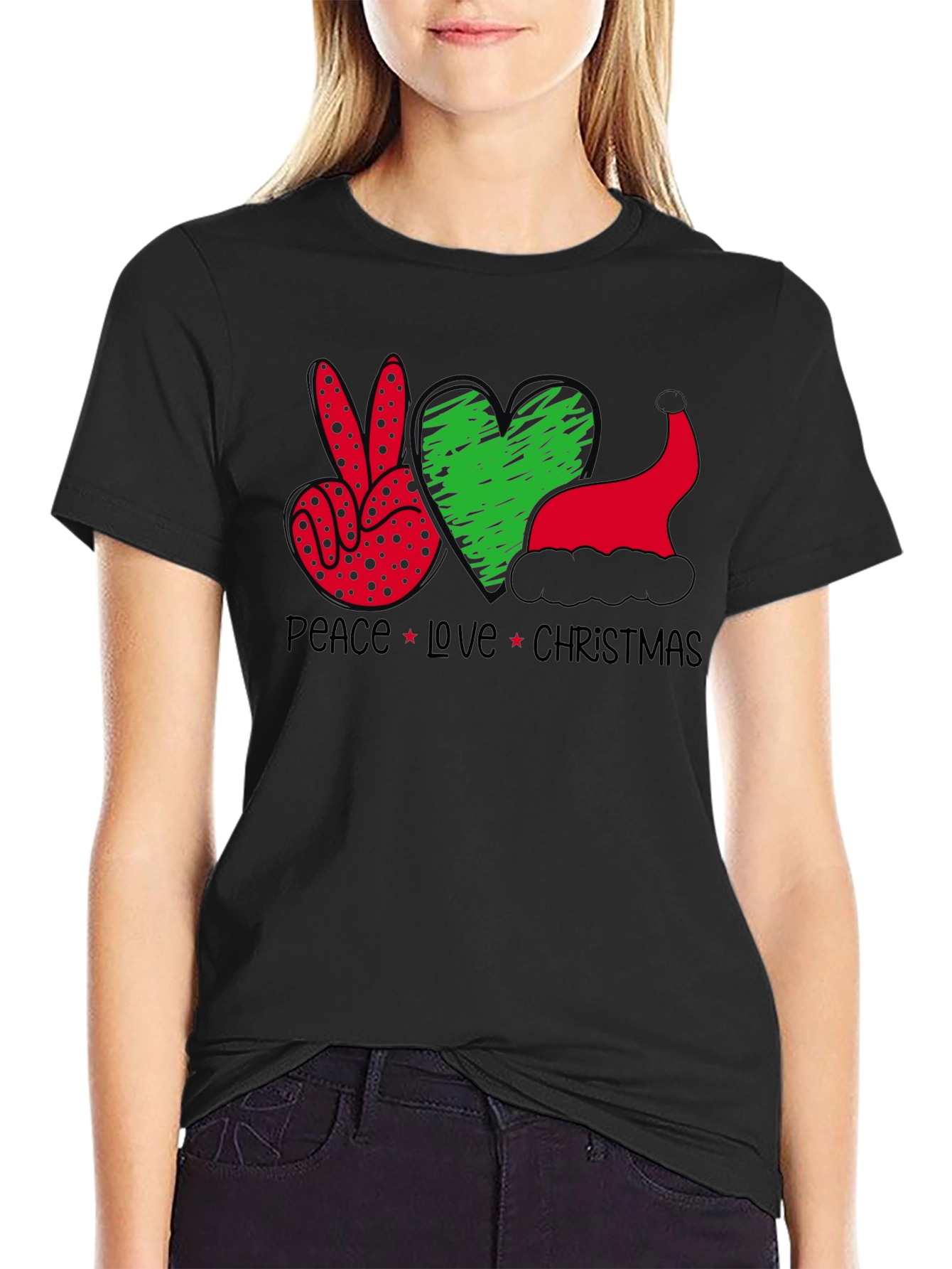 Peace Love Christmas T-Shirt