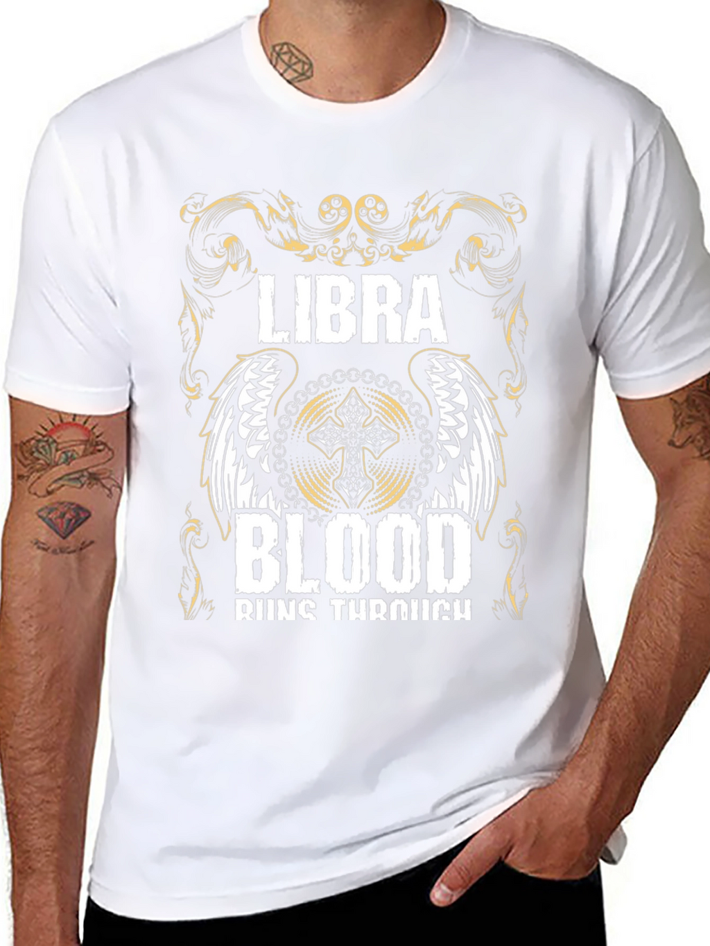 Libra Blood Runs Through T-Shirt