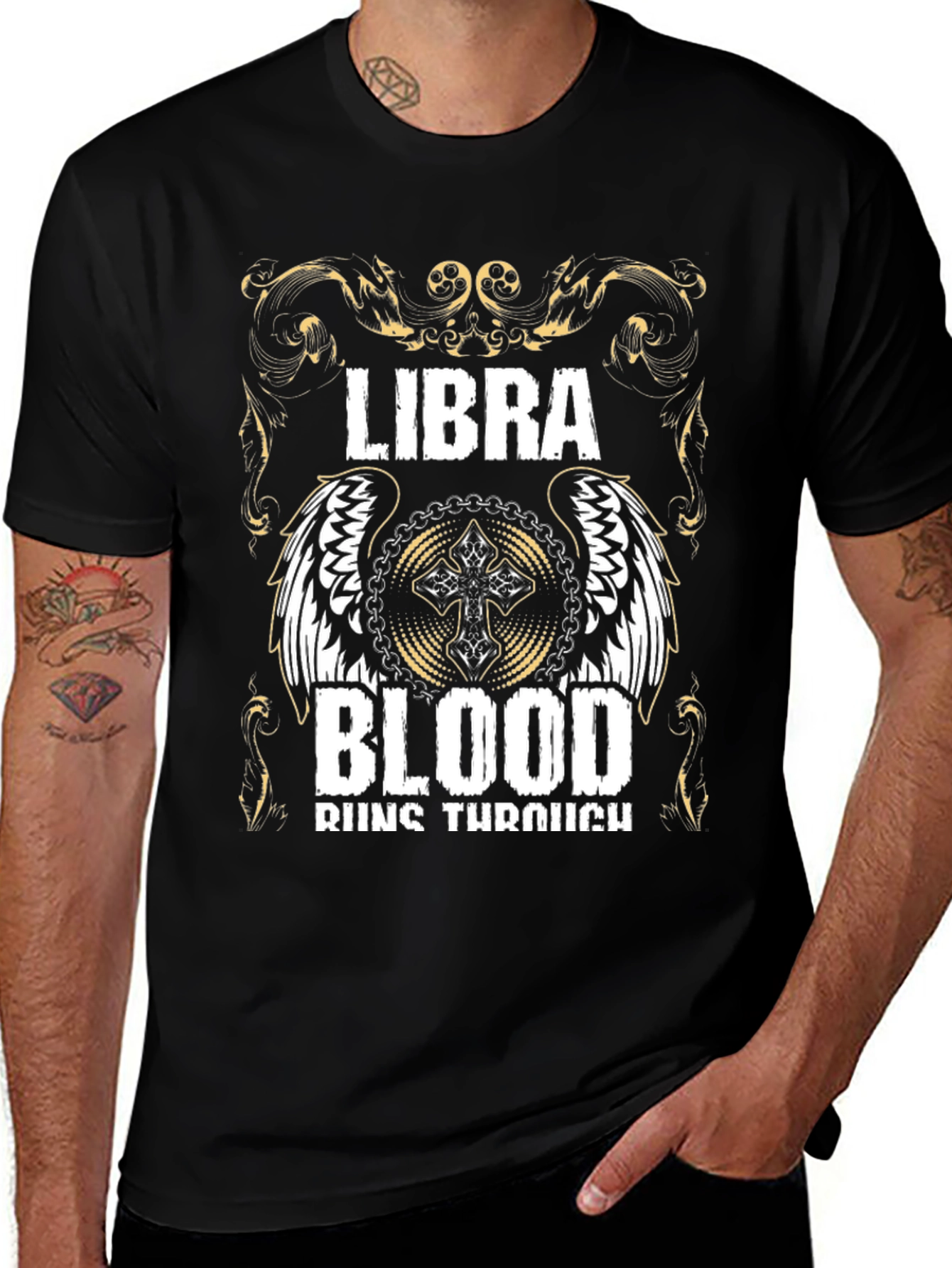 Libra Blood Runs Through T-Shirt