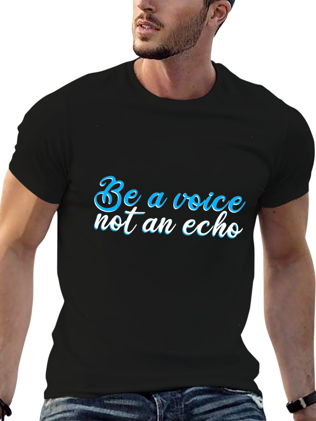Be a Voice T-Shirt - Motivational Statement