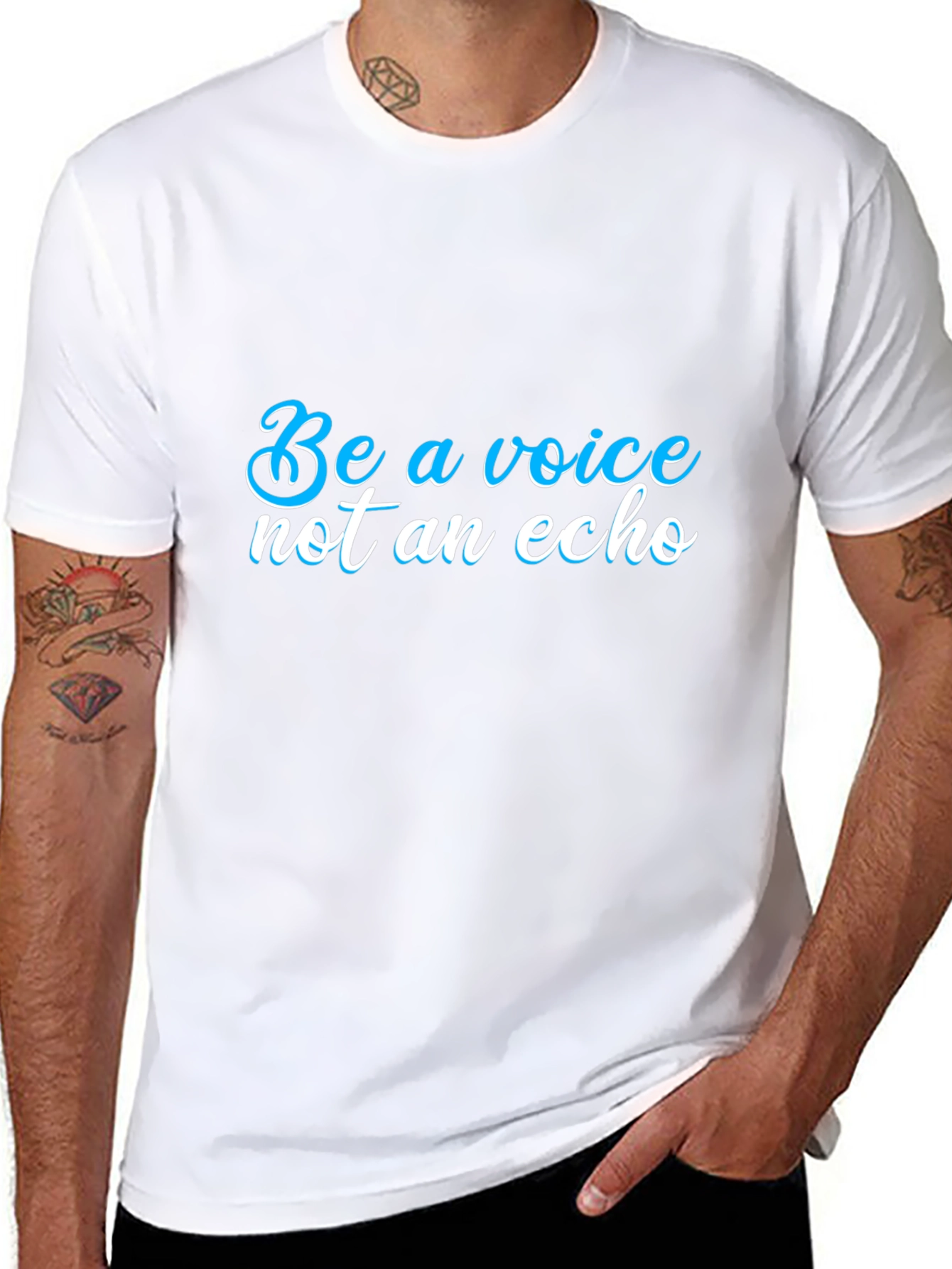 Be a Voice T-Shirt - Motivational Statement