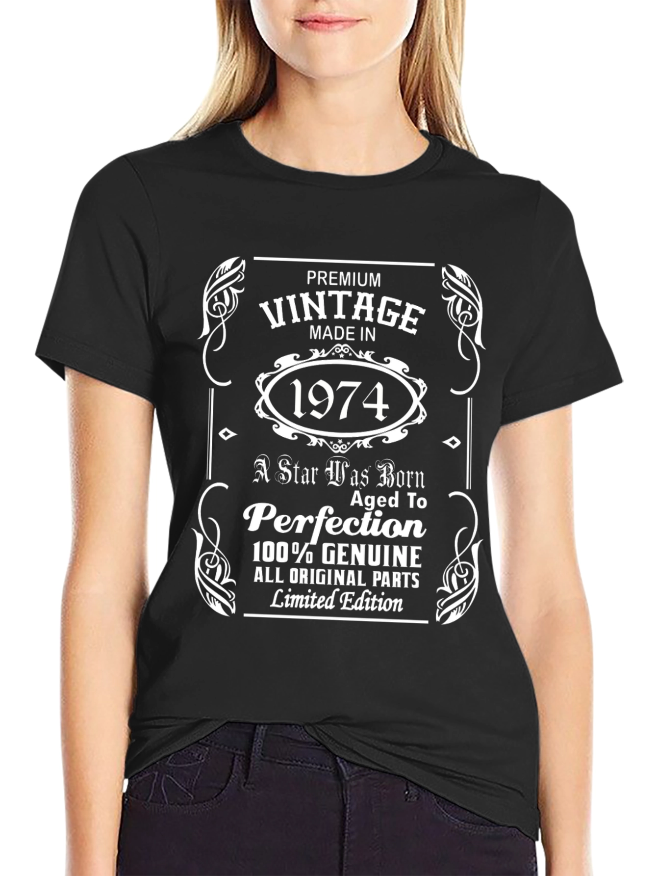 Premium Vintage 1974 Birthday T-Shirt