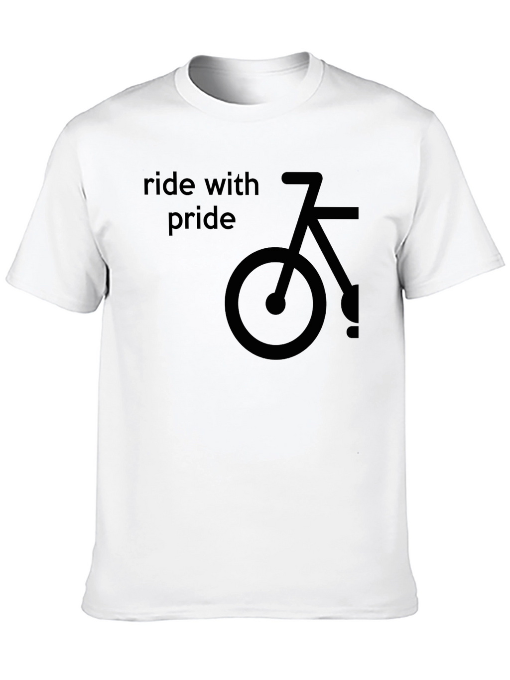 Ride with Pride Black Graphic Tee
