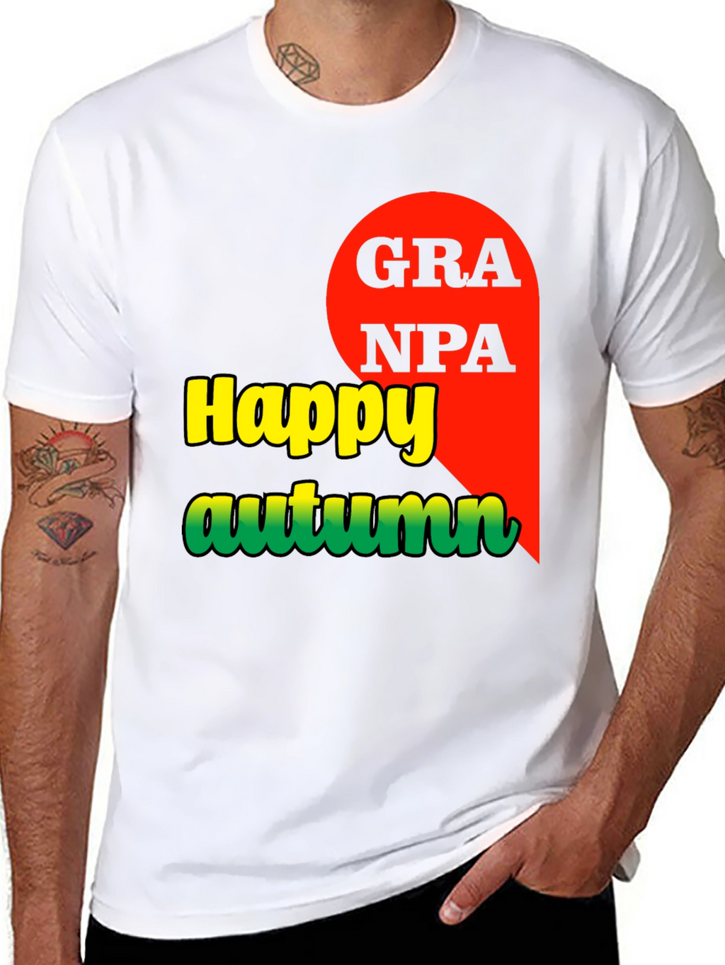 Happy Autumn Grandpa T-Shirt