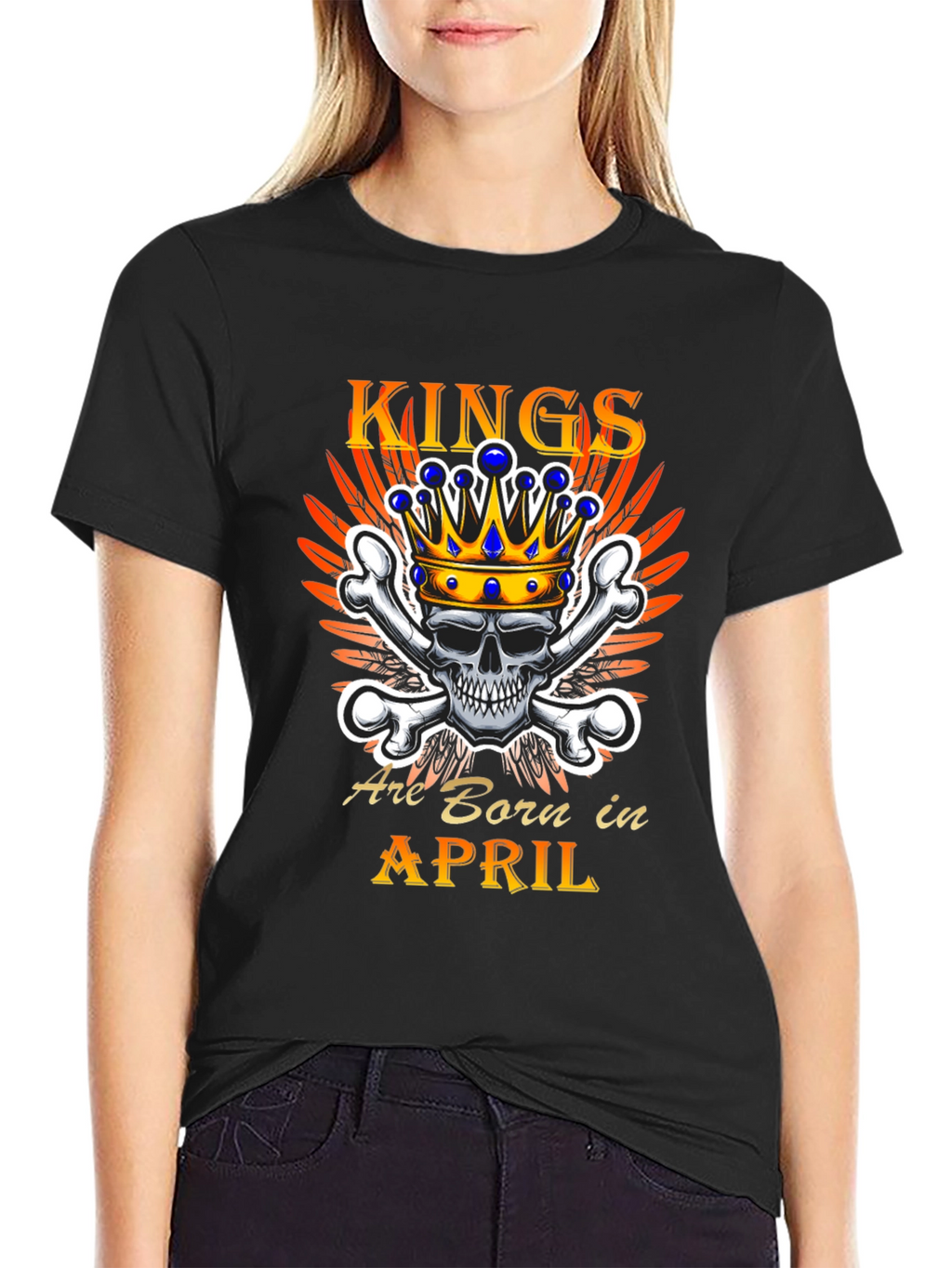 Kings Are Born In April T-Shirt