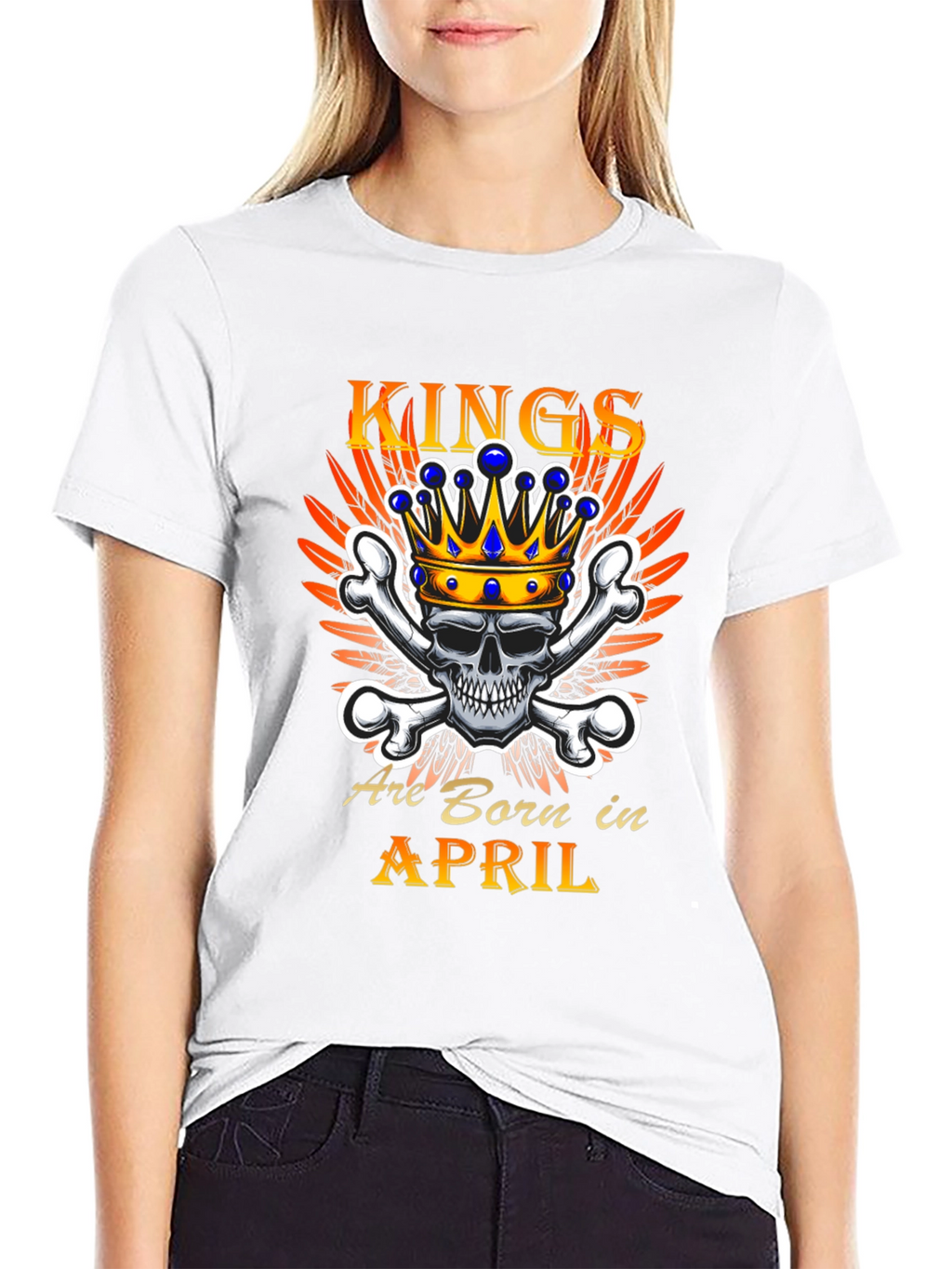 Kings Are Born In April T-Shirt