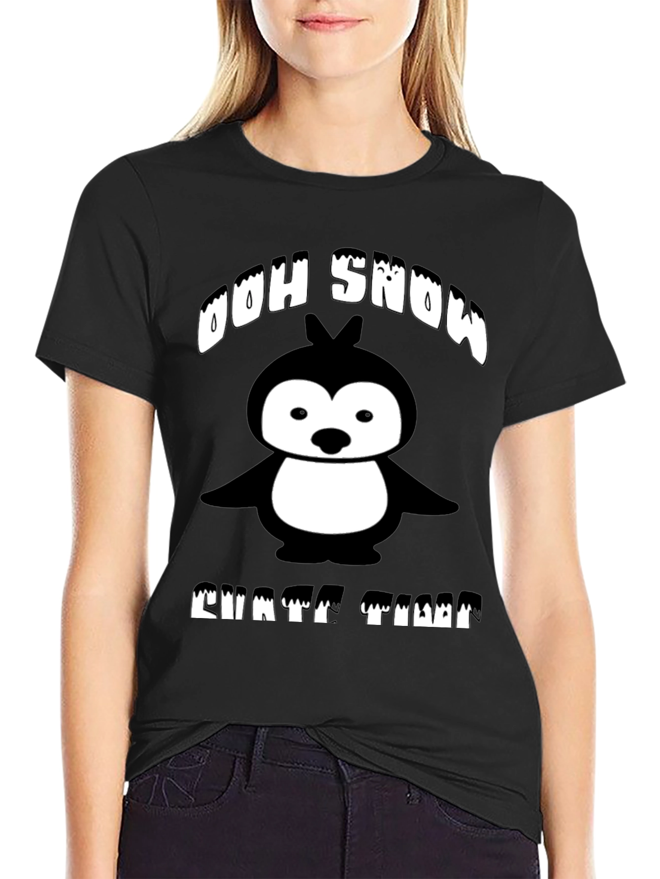 Ooh Snow Chatta Time T-Shirt Penguin