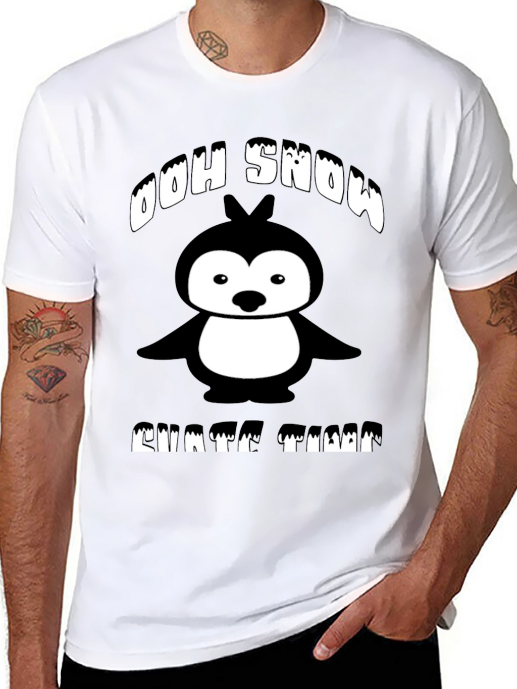 Ooh Snow Chatta Time T-Shirt Penguin
