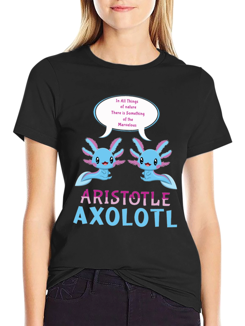 Aristotle Axolotl T-Shirt - Natures Marvel