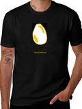 Novelty Egg Graphic Black T-Shirt