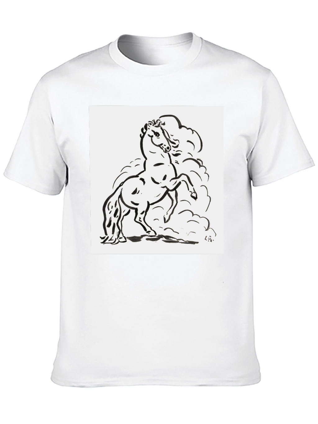 Black Horse Graphic Tee