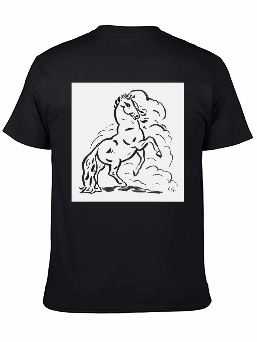 Black Horse Graphic Tee