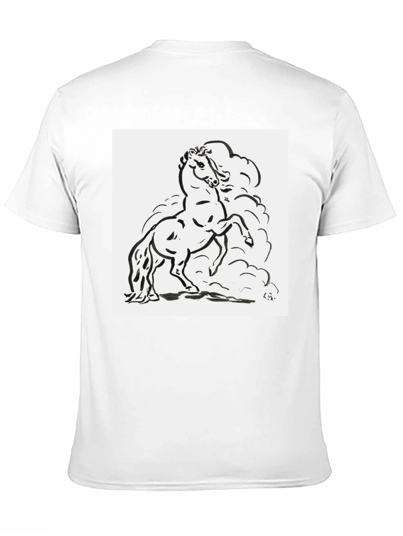Black Horse Graphic Tee