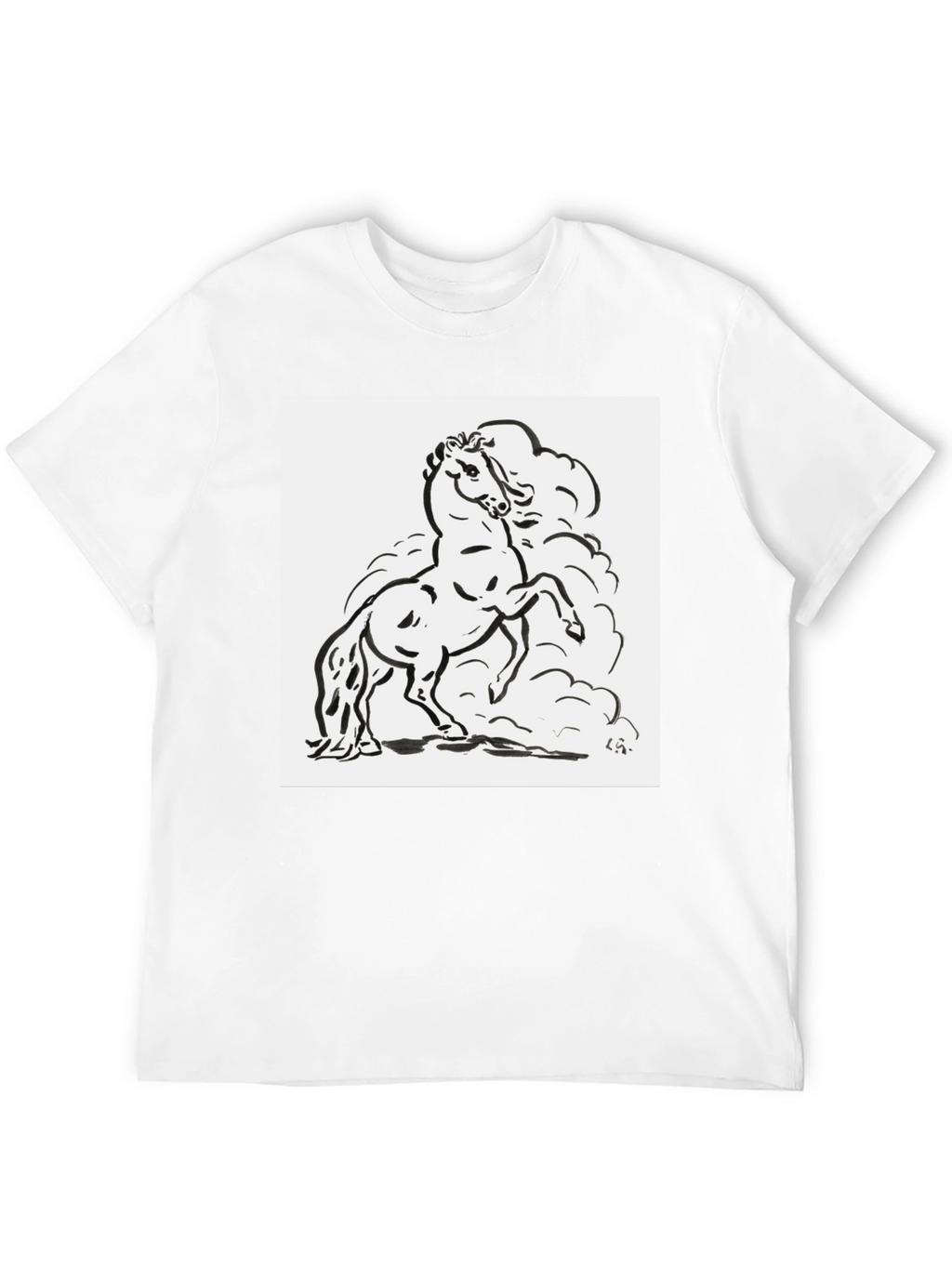 Black Horse Graphic Tee