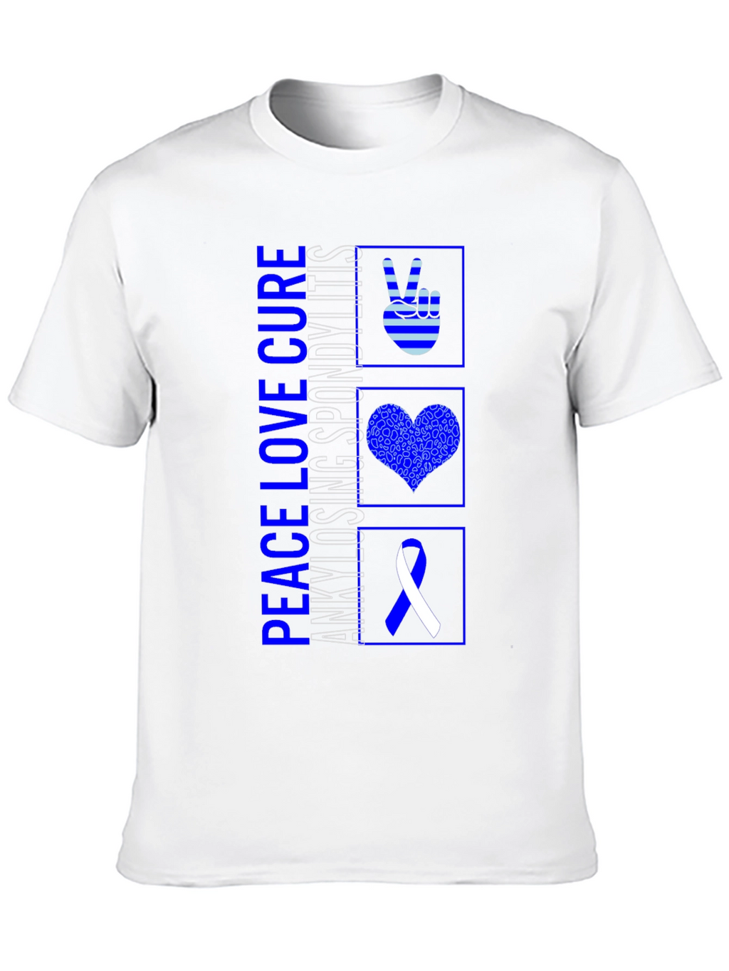 Peace Love Cure Awareness Tee