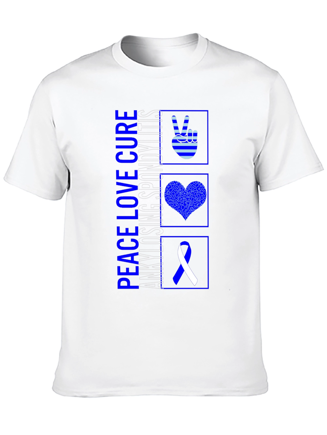 Peace Love Cure Awareness Tee