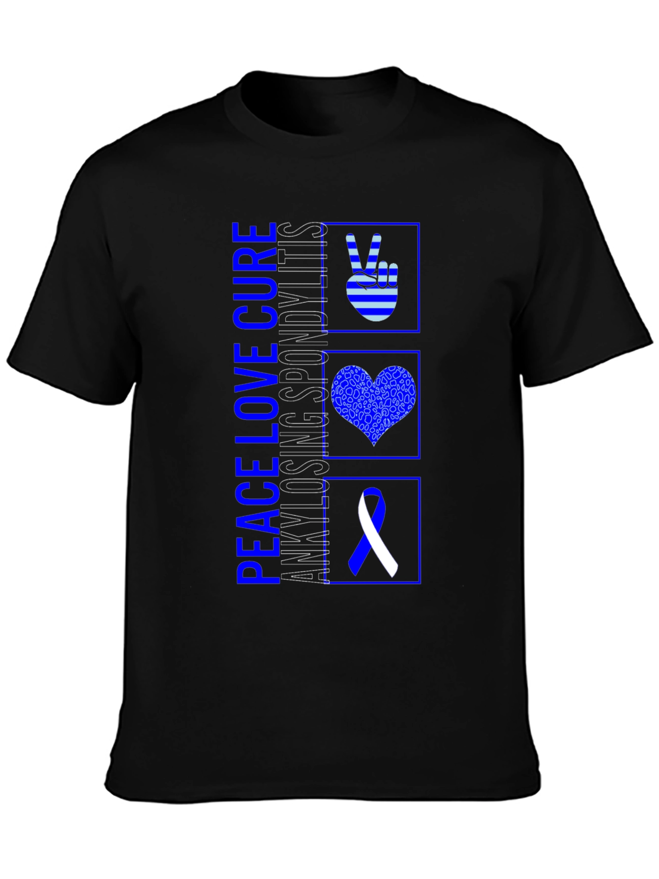Peace Love Cure Awareness Tee
