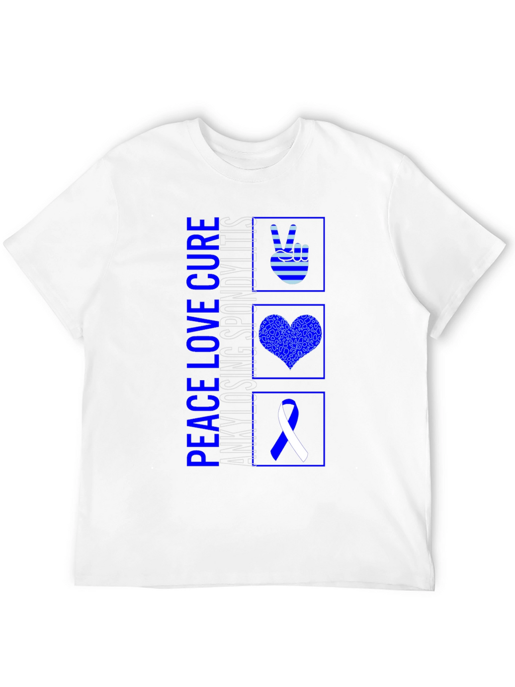 Peace Love Cure Awareness Tee