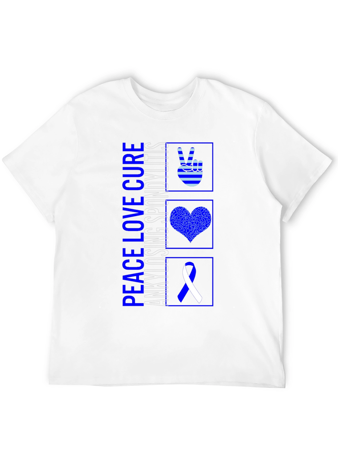 Peace Love Cure Awareness Tee