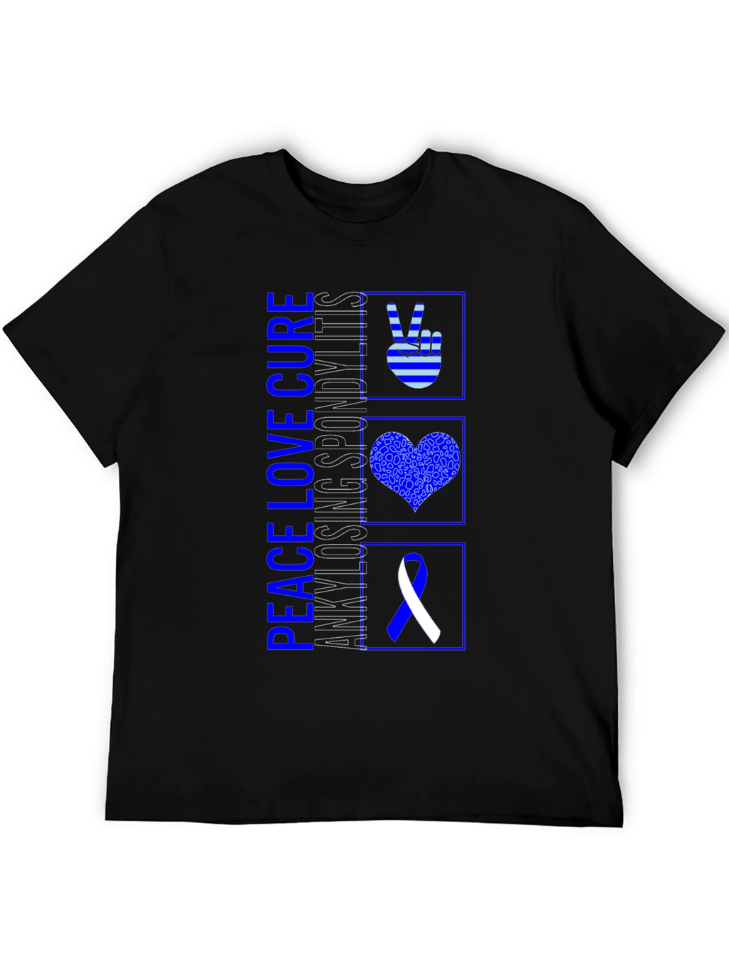 Peace Love Cure Awareness Tee