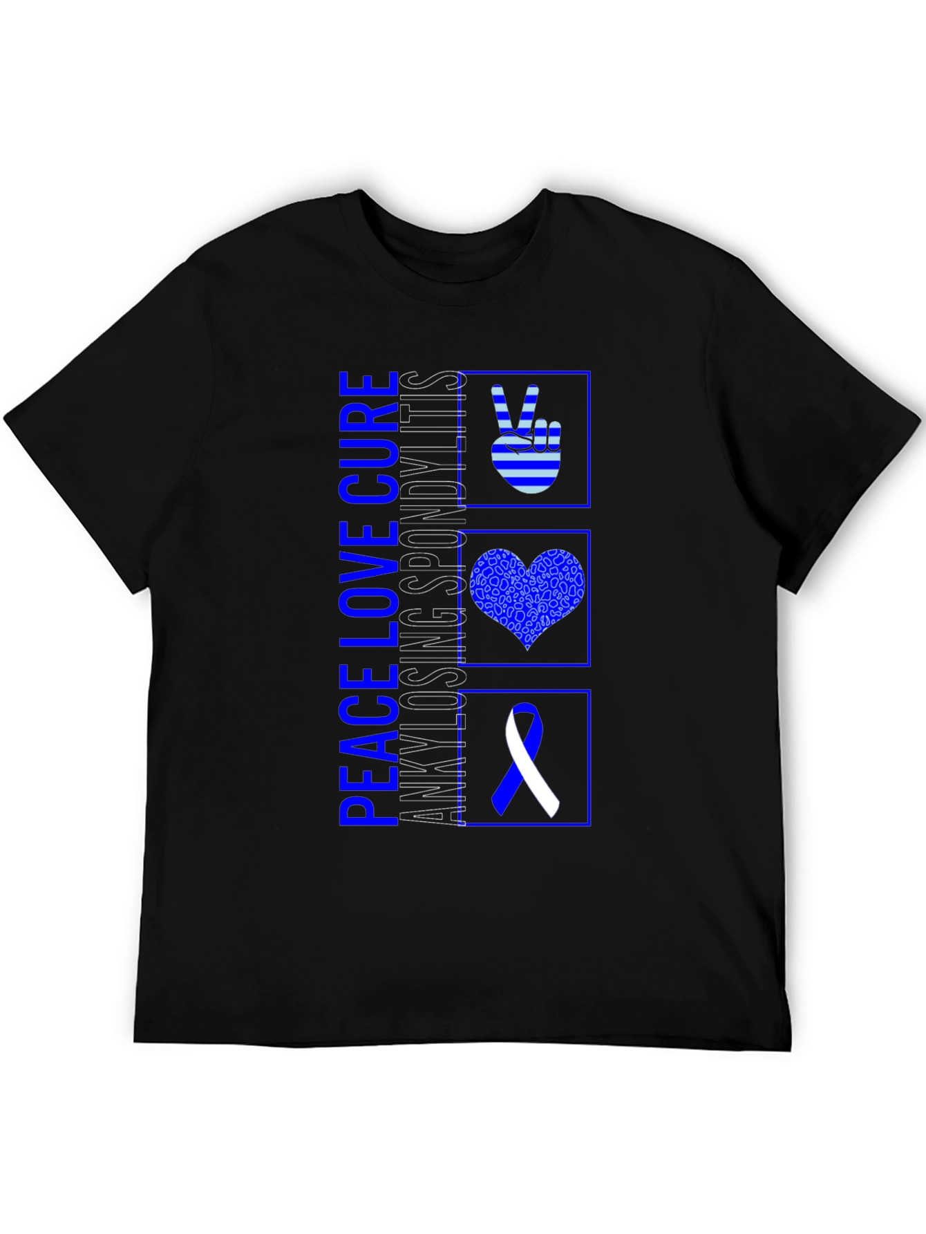 Peace Love Cure Awareness Tee
