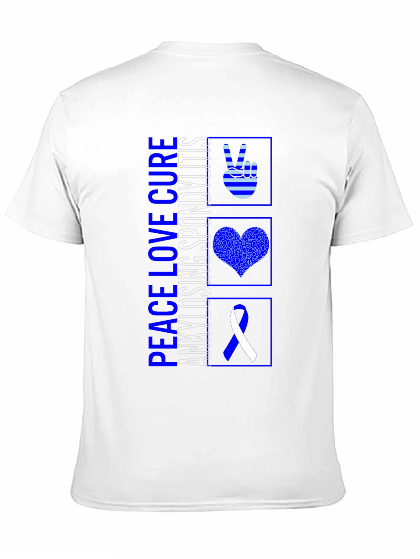 Peace Love Cure Awareness Tee