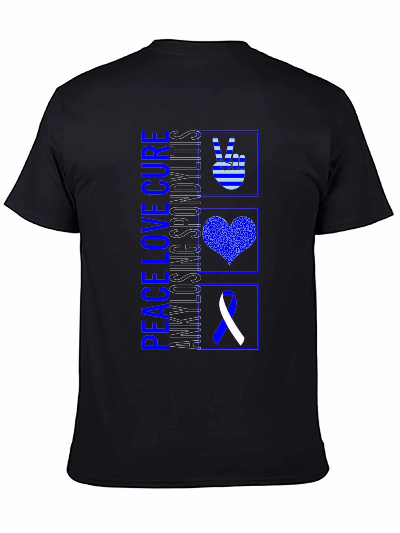 Peace Love Cure Awareness Tee