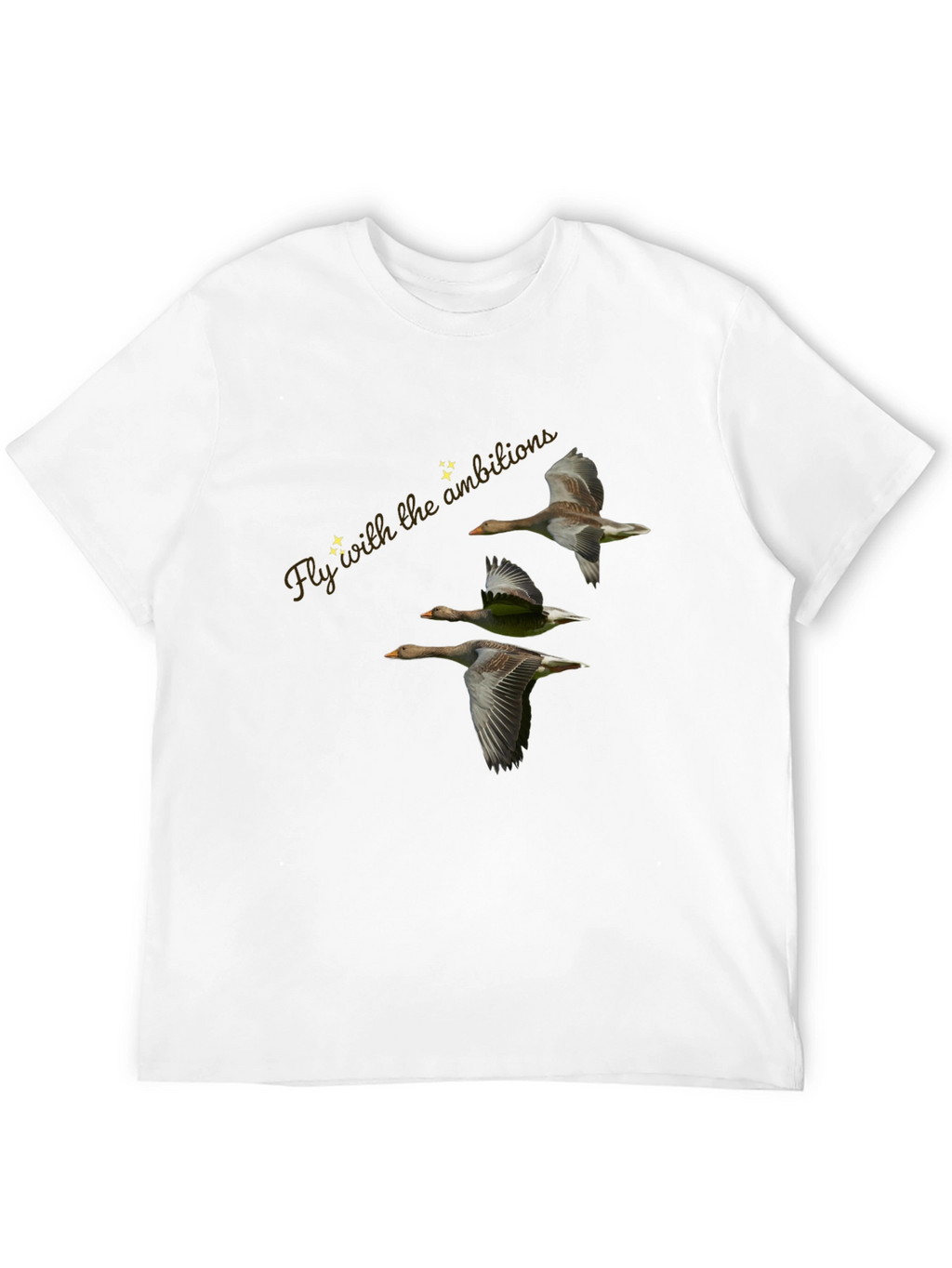 Fly with Ambition Black T-Shirt