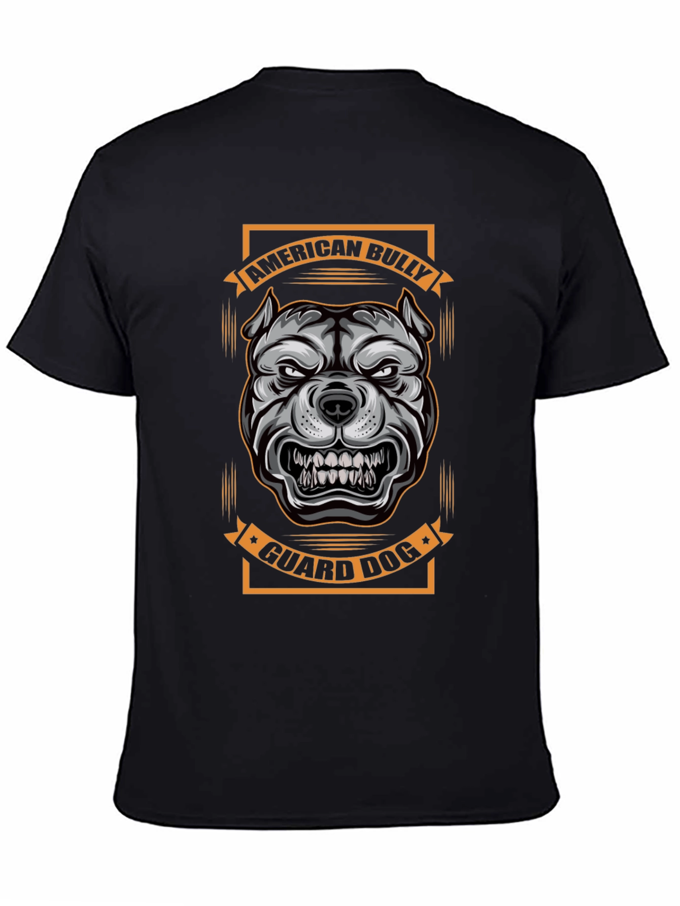 American Bully Guard Dog Graphic Tee - Black